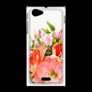 Coque Sony Xpéria J Bouquet de fleurs 2