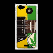 Coque Sony Xpéria J Guitare Reggae