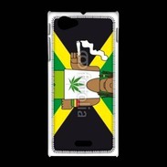 Coque Sony Xpéria J Rasta drapeau 10