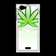 Coque Sony Xpéria J Feuille de cannabis 2