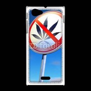 Coque Sony Xpéria J Interdiction de cannabis 2