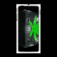 Coque Sony Xpéria J Cube de cannabis
