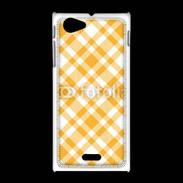 Coque Sony Xpéria J Fond à carreaux