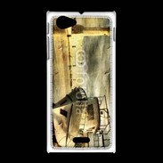 Coque Sony Xpéria J Phare et bateau Vintage