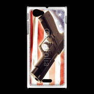 Coque Sony Xpéria J Pistolet USA