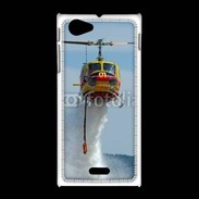 Coque Sony Xpéria J Hélicoptère bombardier d'eau