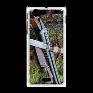Coque Sony Xpéria J Fusil de chasse et couteau 2