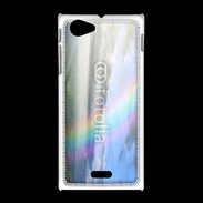 Coque Sony Xpéria J Arc en ciel à la montagne
