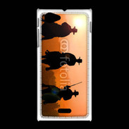 Coque Sony Xpéria J Manadiers gardien de taureaux