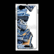 Coque Sony Xpéria J Pile de jean's