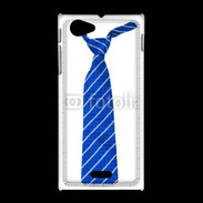 Coque Sony Xpéria J Cravate bleue