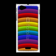 Coque Sony Xpéria J Effet Raimbow