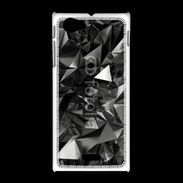 Coque Sony Xpéria J Fond cristal abstrait