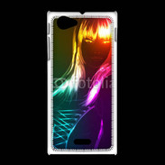 Coque Sony Xpéria J Fashion femme en discothèque