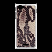 Coque Sony Xpéria J Peau de python