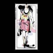 Coque Sony Xpéria J Top modèle en dessin