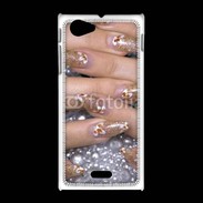 Coque Sony Xpéria J Manucure des ongles et décoration