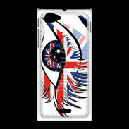 Coque Sony Xpéria J Oeil Angleterre