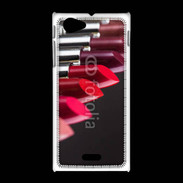 Coque Sony Xpéria J Rouges à lèvres 1
