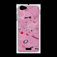 Coque Sony Xpéria J Fond cosmétique 6