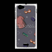 Coque Sony Xpéria J Fond fashion boy