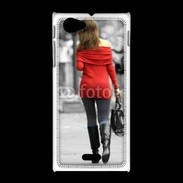 Coque Sony Xpéria J Fashion lady 2