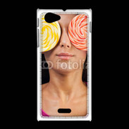 Coque Sony Xpéria J Lolita lollipops 2