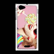 Coque Sony Xpéria J Lolita lollipops 8
