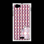 Coque Sony Xpéria J Lunettes coeur