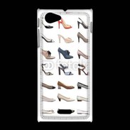 Coque Sony Xpéria J Fond chaussures