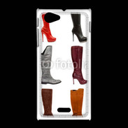 Coque Sony Xpéria J Fond bottes