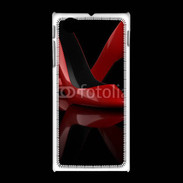 Coque Sony Xpéria J Escarpins rouges 2