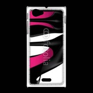 Coque Sony Xpéria J Escarpins semelles roses