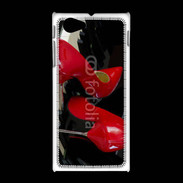 Coque Sony Xpéria J Escarpins rouges sur piano