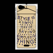 Coque Sony Xpéria J Stylisme 5