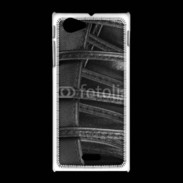 Coque Sony Xpéria J lacets cuir