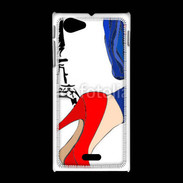 Coque Sony Xpéria J Mode Paris en dessin 50