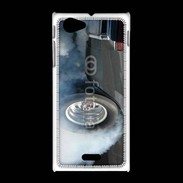 Coque Sony Xpéria J Roue en feu dragster 2