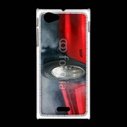 Coque Sony Xpéria J Roue en feu dragster 4