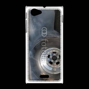Coque Sony Xpéria J Roue en feu dragster 5