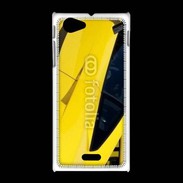 Coque Sony Xpéria J Voiture de sport jaune