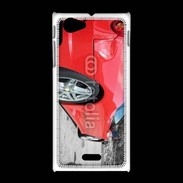 Coque Sony Xpéria J Voiture de sport rouge italienne