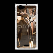 Coque Sony Xpéria J Selle de cowboy