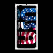 Coque Sony Xpéria J Logo USA 5