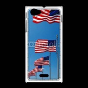 Coque Sony Xpéria J Drapeaux USA