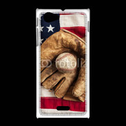 Coque Sony Xpéria J Passion Baseball USA 60