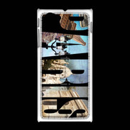 Coque Sony Xpéria J Paris en lettres