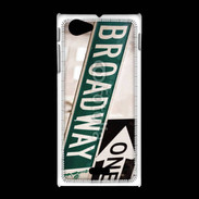 Coque Sony Xpéria J Panneau Broadway 5