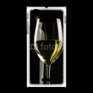 Coque Sony Xpéria J Verre de vin glamour