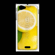 Coque Sony Xpéria J Citron jaune